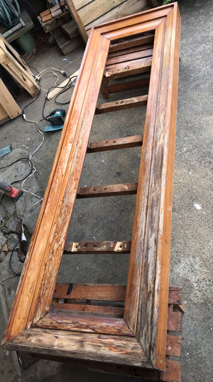 木製看板-補修9
