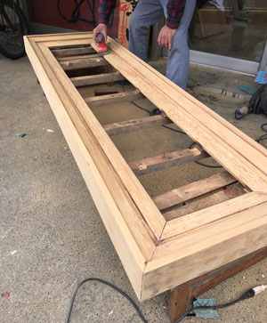 木製看板-補修11